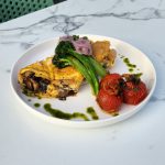 Mush & Spinach Omelette